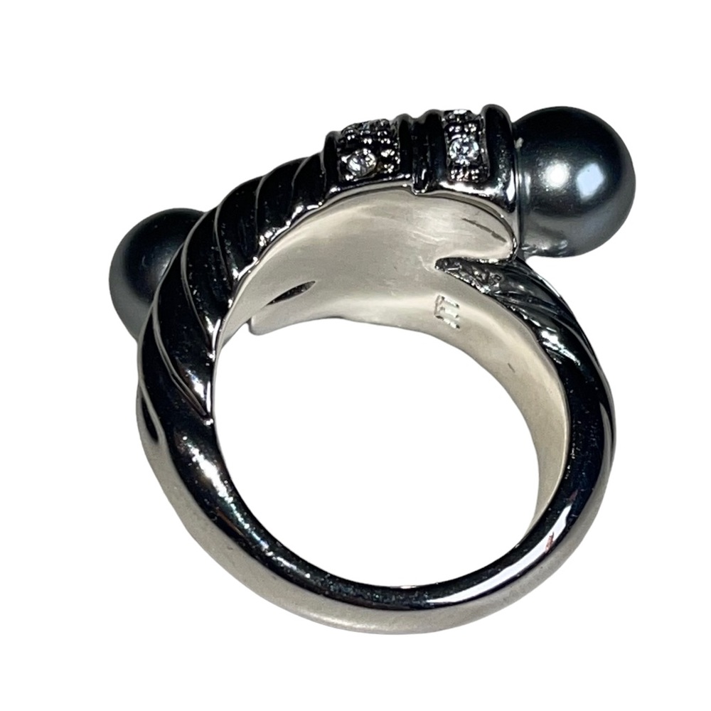 Camille Lucie vintage silver plated statement ring in etc - Picture 4 of 11
